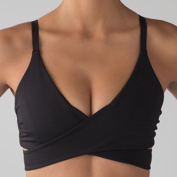 lululemon athletica Tops - Lululemon Lean In Bra ✧ Black ✧ Size 8
